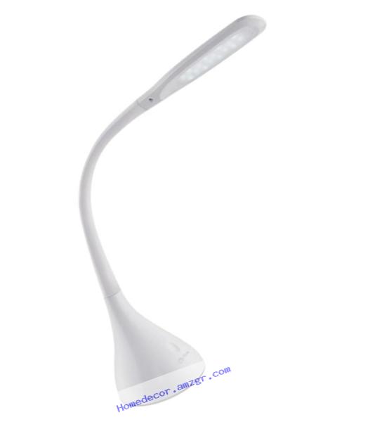 OttLite A30009-FFP Creative Curves LED Desk Lamp, White