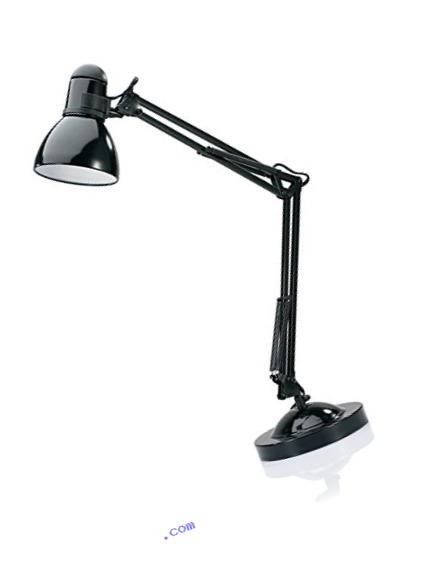 V-LIGHT Architect Style CFL Desk Lamp with Adjustable Arms and Heavy Duty Weighted Base (VS100502BC)