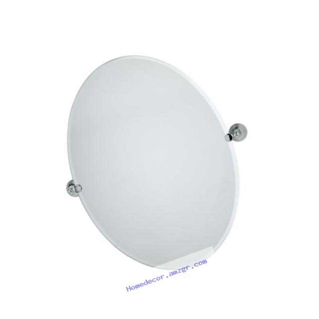 Gatco 4359LG Charlotte Large Oval Wall Mirror, Chrome