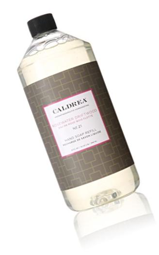 Caldrea Hand Soap Refill, Rosewater Driftwood, 32 Ounce