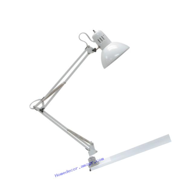 Studio Designs 12024 Swing Arm Lamp, 13-watt, White