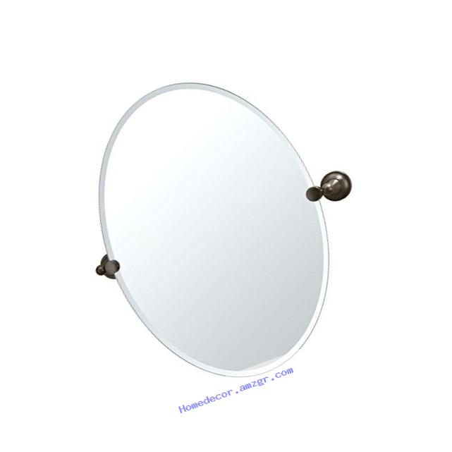 Gatco 4349 Tiara Oval Wall Mirror, Bronze
