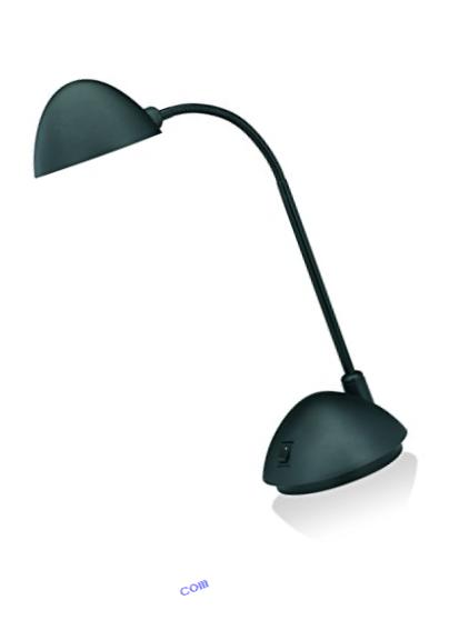 V-LIGHT LED Energy-Efficient Desk Lamp with Adjustable Gooseneck Arm, Black (VSL081N)