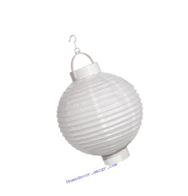 Darice VL1174-78, Lighted White Paper Lanterns Battery, 2-Piece 8I