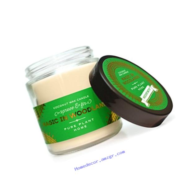 Pure Plant Spruce + Fir coconut wax candle