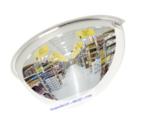 See All PV18-180 Panaramic Full Dome Plexiglas Security Mirror, 180 Degree Viewing Angle, 18