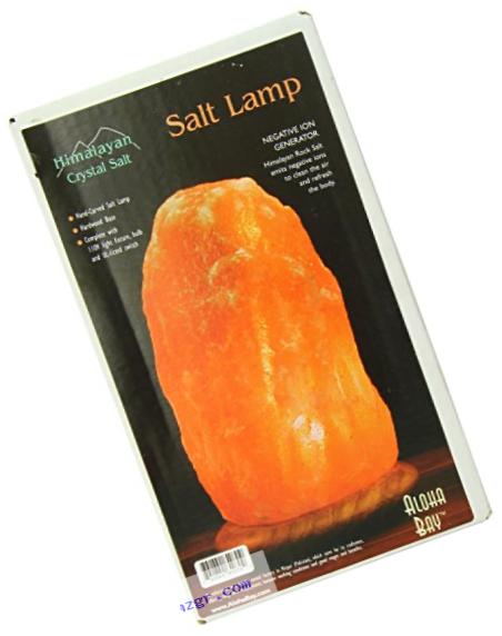 Himalayan Salt Lamp 10 Inch Wood Base