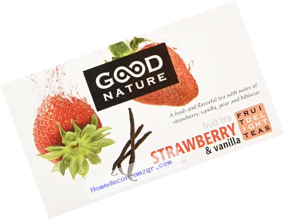 Good Nature Strawberry & Vanilla Fruit Tea,  1.4 Ounce