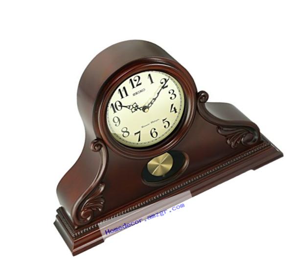 Seiko Wood Shelf Clock (Model: QXQ031BLH)