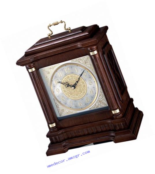 Seiko Mantel Chime Carriage Clock with Hand-Rubbed Finish