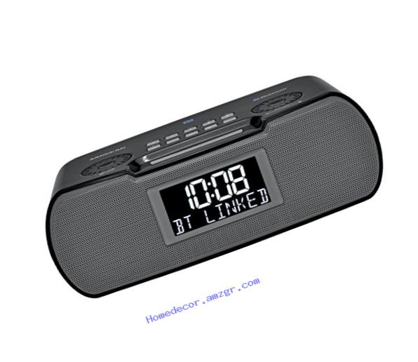 Sangean RCR-20 FM-RDS (RBDS) AM/Bluetooth/Aux-in/USB Charging Digital Tuning Clock Radio