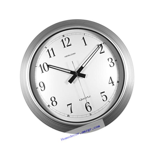 Timekeeper Products LLC 16-Inch Round Galvanized Metal Wall Clock