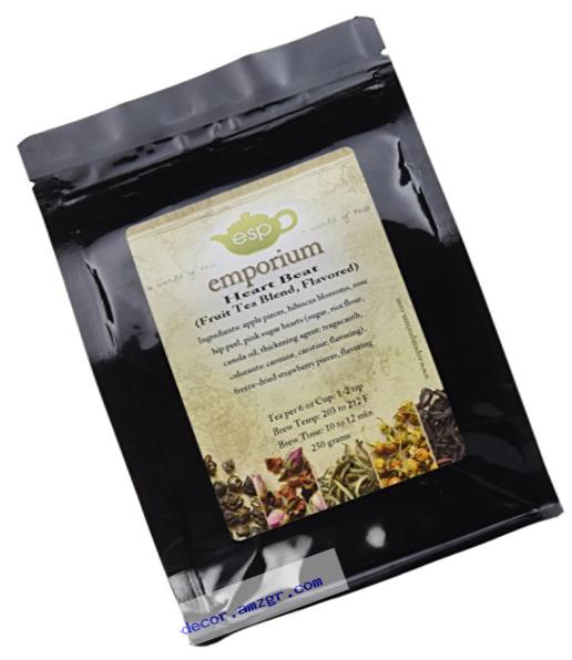 ESP Tea Emporium Fruit Tea Blend, Heart Beat Strawberry, 8.82 Ounce