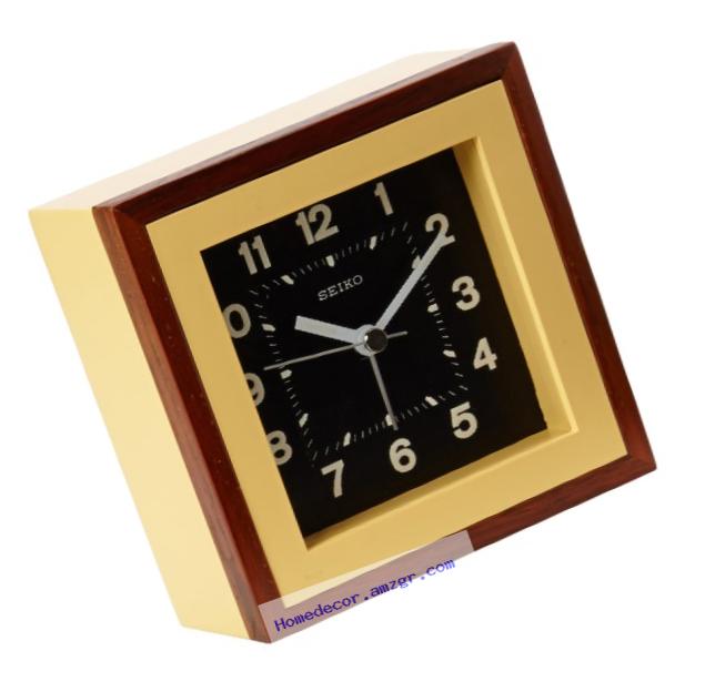 Seiko QXE047YLH Japanese Quartz Alarm Clock