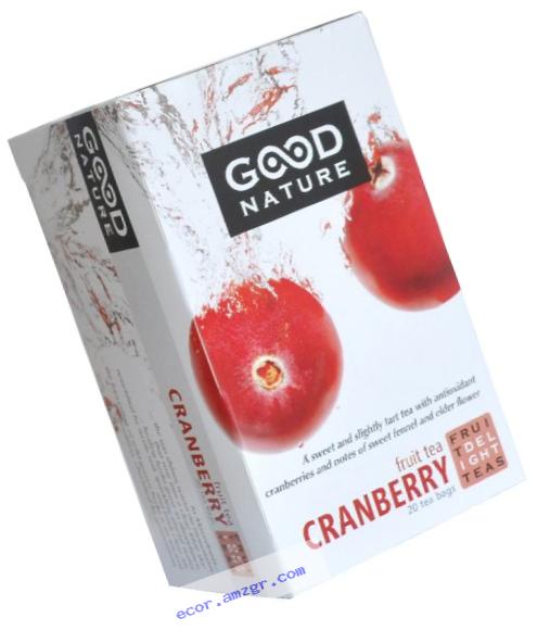 Good Nature Cranberry Fruit Tea,  1.4 Ounce
