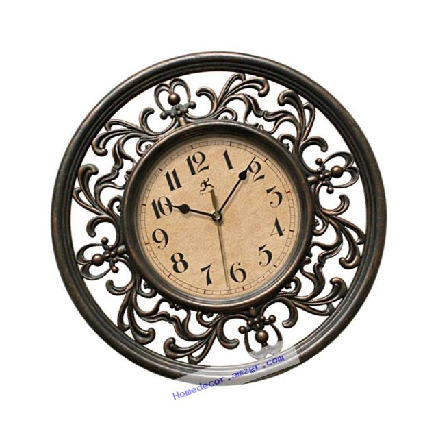 Infinity Instruments Sofia 12 inch Silent Sweep Wall Clock